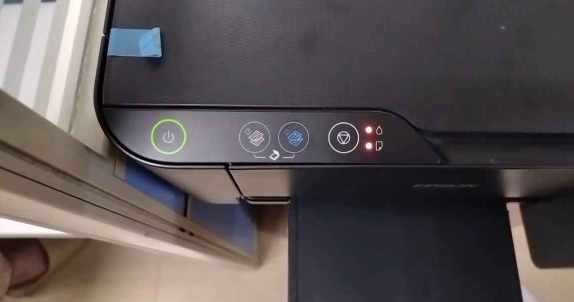 爱普生3258打印机固障灯闪烁显示