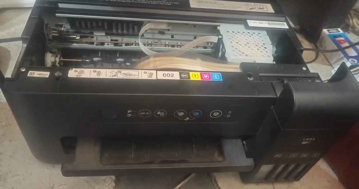 爱普生L4153打印机固件更新失败变2700故障修复方案