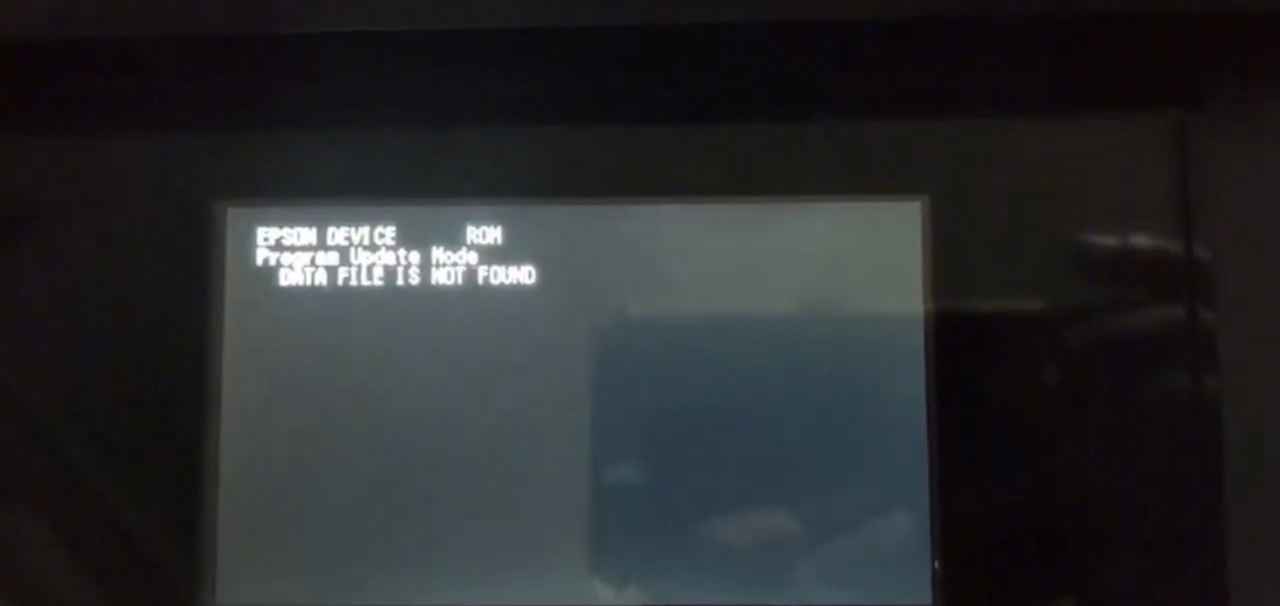 爱普生WF7845打印机固件更新失败显示英文刷机教程